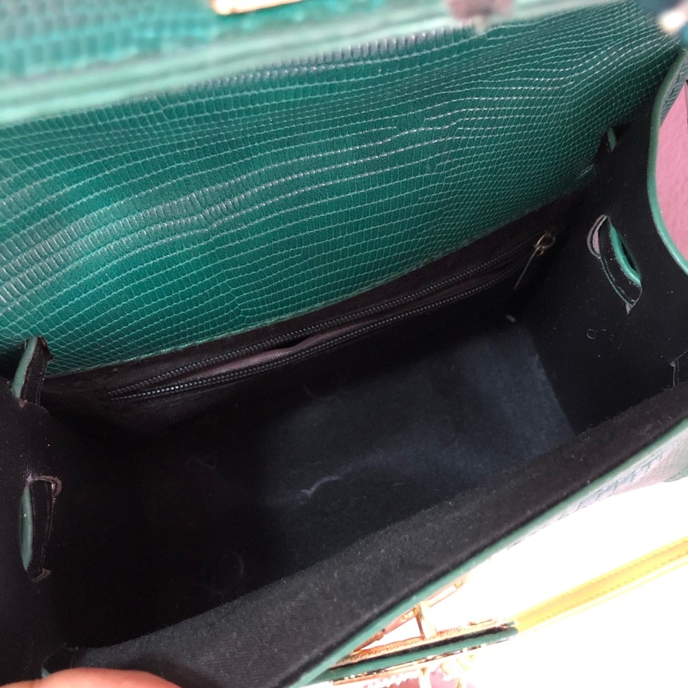 Green handbag